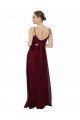 Cheap Scoop Neck Tied Keyhole Back Chiffon Bridesmaid Dress Sydney