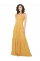 Cheap Tied Strap Square Neck Long Chiffon Bridesmaid Dress Sydney