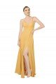 Cheap Ruched Chiffon Bridesmaid Dress with Tie Back Detail Sydney