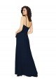 Cheap Ruffled Skirt Low Back Long Chiffon Bridesmaid Dress Sydney