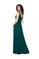 Cheap V-Neck Chiffon Bridesmaid Dress with Front Skirt Slit Sydney