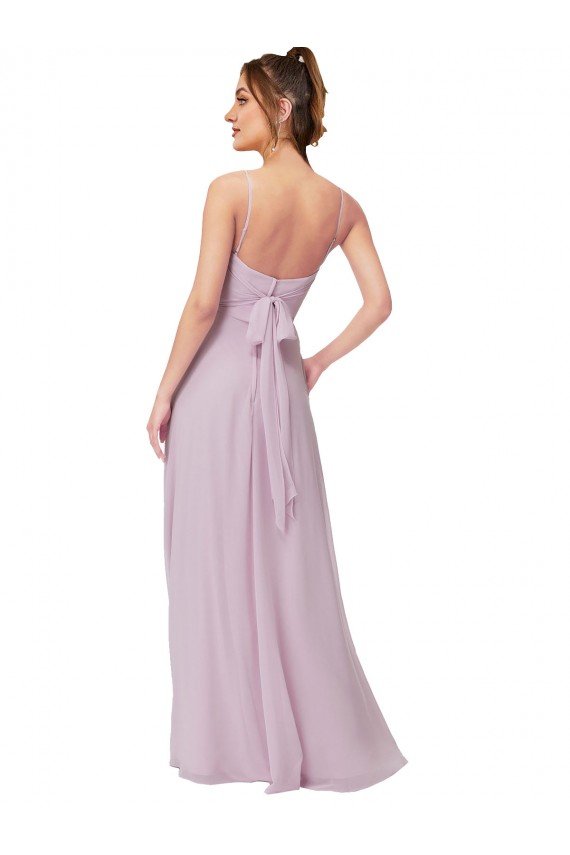 Cheap Sweetheart Tie-Back Chiffon Bridesmaid Dress Sydney