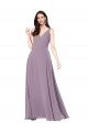 Cheap Long Chiffon Formal Bridesmaid Dress with Open Back Sydney