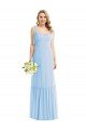 Cheap Tie Shoulder Bustier Bodice Ruffle Hem Maxi Bridesmaid Dress Sydney