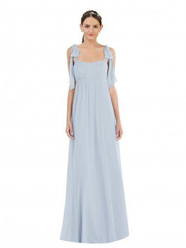 Cheap Tie Shoulder Empire Waist Maxi Bridesmaid Dress Sydney