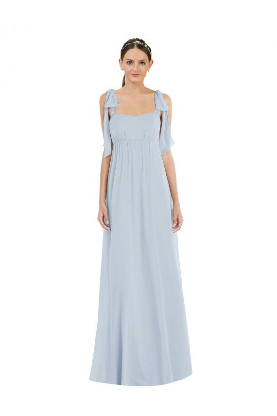 Cheap Tie Shoulder Empire Waist Maxi Bridesmaid Dress Sydney