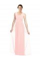 Cheap V-Neck Full Length Chiffon Bridesmaid Dress Sydney