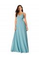 Cheap Draped Empire V-Neck Chiffon Bridesmaid Dress Sydney