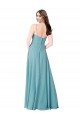 Cheap Draped Empire V-Neck Chiffon Bridesmaid Dress Sydney