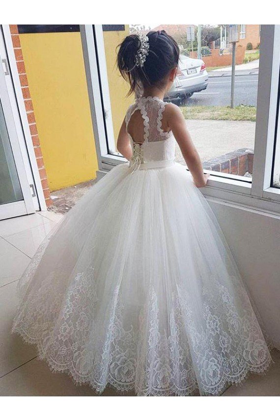 Cheap Ivory Ball Gown Floor Length Flower Girl Dress Sydney