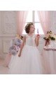 Cheap Ivory Ball Gown High Neck Floor Length Sleeveless Flower Girl Dress Sydney