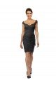 Cheap Knee Length Lace Bridesmaid Dress / Cocktail Dress with Matching Chiffon Tie Sash Sydney