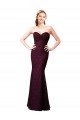 Cheap Fitted Long Lace Bridesmaid Dress with Sweetheart Neckline Sydney