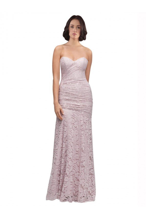 Cheap Floor Length Long Mermaid Lace Bridesmaid Dress / Prom Dress with Low Back Sydney