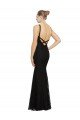 Cheap Fitted Lace Bridesmaids Dress with Jewel Neckline and Open Back Sydney