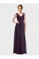 Cheap V-Neck Bridesmaid Dress with Corded Lace Bodice Sydney
