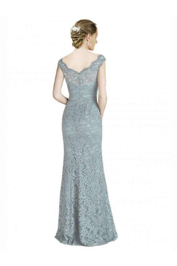 Cheap Off the Shoulder Mermaid Lace Bridesmaid Dress / Prom Dress with Cap Sleeves Sydney