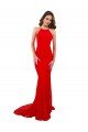 Cheap High Neck Long Formal Lace Bridesmaid Dress / Prom Dress with Open Back Straps Sydney