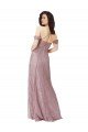 Cheap Sweetheart Chantilly Lace Bridesmaid Dress with Off the Shoulder Sleeves Sydney