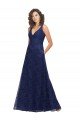 Cheap Chantilly Lace V-Neck Bridesmaid Dress Sydney