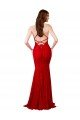 Cheap Low Back V-Neckline Floor Length Formal Lace Bridesmaid Dress / Prom Dress Sydney