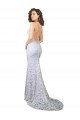 Cheap Mermaid Fitted High Neck Low Back Fishtail Wedding Dress Sydney