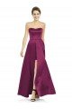 Cheap Full Length Strapless Long Satin Bridesmaid Dress with Sweetheart Neckline Sydney