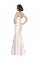 Cheap Long Sweetheart Satin Bridesmaid Dress with Slim Beaded Sash Sydney