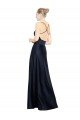 Cheap Sexy Satin Bridesmaids Dress with Deep V-Neckline and Strappy Back Sydney