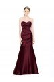 Cheap Mermaid Sweetheart Soft Formal Satin Bridesmaid Dress / Prom Dress with Pleats Sydney