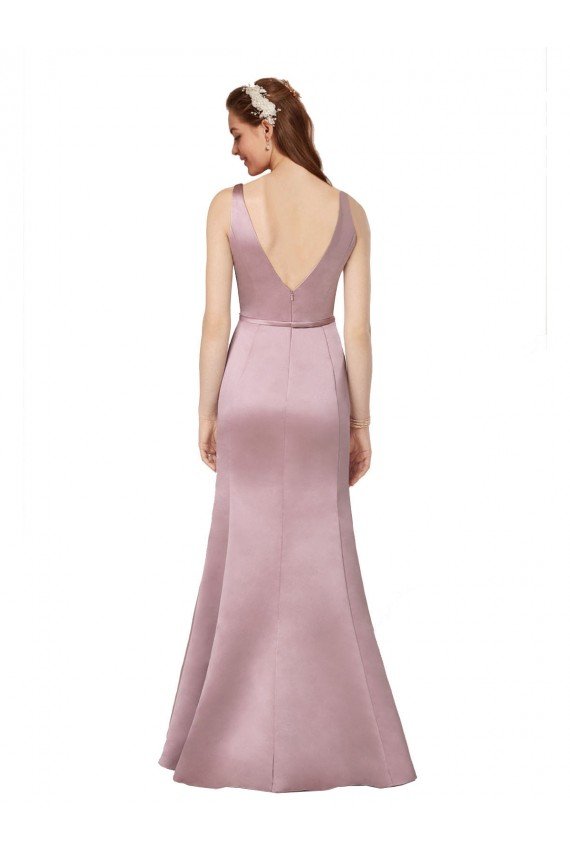 Cheap Sexy Formal Satin Bridesmaid Dress / Prom Dress with Side Cutouts Sydney