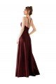 Cheap Sleek Satin Bridesmaids Dress with Pockets Sydney