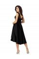 Cheap Short High Low Satin Cocktail Bridesmaid Dress with a Beaded and Embroidered Bodice Sydney