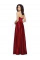 Cheap Strapless Satin Bridesmaids Dress with Beaded Pocket and Soft Pleating Sydney