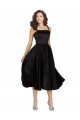 Cheap Short Cocktail Length Square Neck Satin Bridesmaid Dress / Prom Dress with Beading Sydney