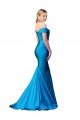 Cheap Off the Shoulder Long Chapel Train Formal Satin Bridesmaid Dress / Prom Dress Sydney