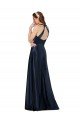 Cheap Long Formal Satin Bridesmaid Gown with Halter Neckline Sydney