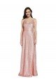 Cheap High Neck Low Back Sparkling Formal Sequin Bridesmaid Dress / Prom Dress Sydney