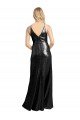 Cheap Full Length A-Line Formal Sequin Bridesmaid Dress / Prom Dress with Spaghetti Straps V-Neckline Sydney