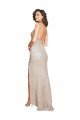 Cheap Ruched Back Mermaid Formal Sparkling Sequin Bridesmaid Dress / Prom Dress with Beaded Spaghetti Straps Sydney