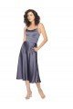 Cheap Midi Cocktail Length Silky Satin Bridesmaid Dress / Prom Dress with Open Tied Back Sydney