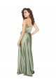 Cheap Formal Silky Satin Bridesmaid Dress with Tied Waist Sydney