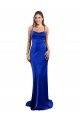 Cheap Open Back Cowl Neck Long Formal Silky Satin Bridesmaid Dress / Prom Dress Sydney