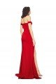 Cheap Off the Shoulder Sweetheart Bustier Style Formal Silky Satin Bridesmaid Dress / Prom Dress with Side Split Sydney