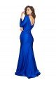 Cheap Deep V-Neck Long Sleeves Formal Silky Satin Bridesmaid Dress / Prom Dress Sydney