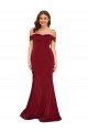 Cheap Off Shoulder Sleeves Sweetheart Neckline Long Formal Spandex Bridesmaid Dress / Prom Dress Sydney
