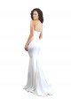 Cheap Sweetheart Strapless High Neck Long Formal Crepe Bridesmaid Dress / Prom Dress Sydney