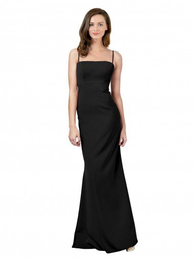 Cheap Fit and Flare Slim Formal Crepe Bridesmaid Dress / Prom Dress with Cutout Back Sydney