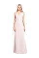 Cheap V-Neck Keyhole Back Crepe Trumpet Bridesmaid Dress / Prom Dress Sydney