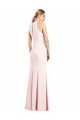 Cheap V-Neck Keyhole Back Crepe Trumpet Bridesmaid Dress / Prom Dress Sydney